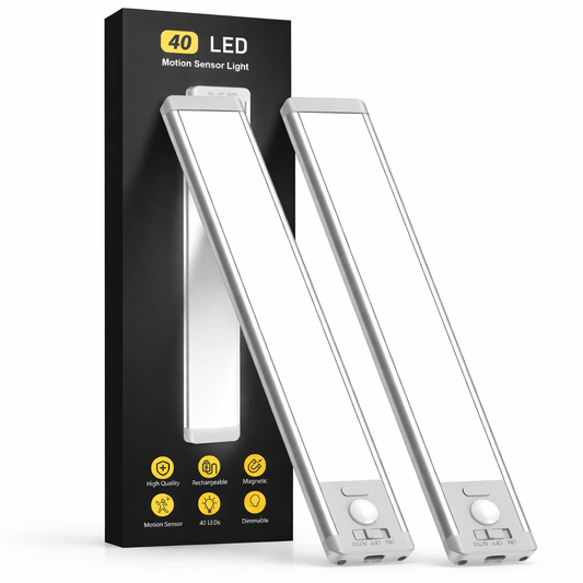 Luz recargable con sensor de movimiento